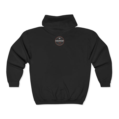 Shallow Bay Logo Zip Hoodie (unisex)